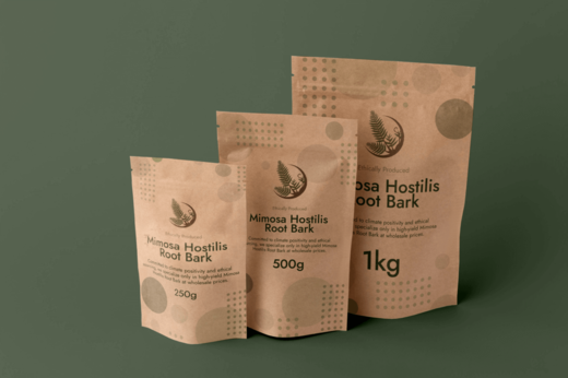 Wholesale Mimosa Hostilis root bark available in 1kg, 500g, and 250g sizes. Ethically sourced and high quality.